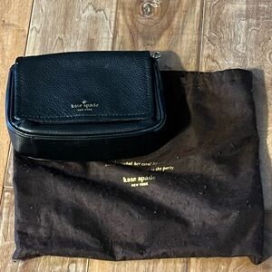 Kate Spade Leather Small Saddle Bag